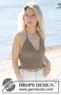 239-28 Charming Clover Top by DROPS Design