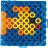 Hama Maxi stiftplade, transparent - Lille firkant 8224