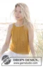 240-14 Smiling Honey Top by DROPS Design