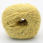 Erika Knight Gossypium Cotton Tweed 31 Citrontærte gul