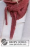 234-82 Pomegranate Shawl by DROPS Design