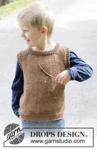 47-6 Lighthouse Vest by DROPS Design