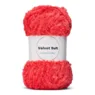 LindeHobby Velvet Soft 25 Rød
