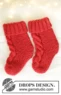 242-68 Jolly Cable Slippers by DROPS Design