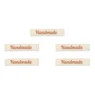 LindeHobby Handmade Label, Lang Natur, bronze, Magnolia Script