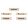 LindeHobby Handmade Label, Lang Sand, Magnolia Script