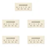 LindeHobby Handmade Med Størrelser Label (6 cm x 3 cm), 5 stk Voksenstørrelser