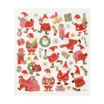 Stickers, Jul, 15 x 16.5 cm, 1 ark Julemand i hopla