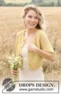 249-20 Dandelion Heart Cardigan by DROPS Design