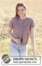 248-30 Plum Love Cardigan by DROPS Design