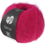 Lana Grossa Silkhair 224 Mørk pink