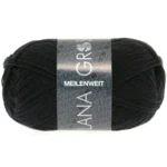 Lana Grossa Meilenweit 50 1106 Sort