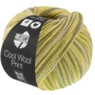 Lana Grossa Cool Wool Print 843 Grønbeige/Lime/Grågrøn/Resedagrøn