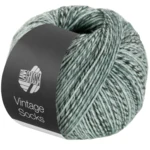 Lana Grossa Vintage Socks 1004 Lysgrå/mellemgrå/mørkegrå meleret