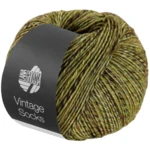 Lana Grossa Vintage Socks 1002 Majgrøn/æblegrøn/mørkegrøn meleret