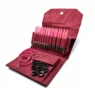 LYKKE Udskiftelige Rundpindesæt Blush, Crimson, 13 cm