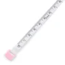 LindeHobby Firkantet Udtrækkeligt Målebånd, 150 cm Pink