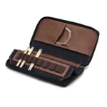 LYKKE Oxford Etui til Udskiftbare Rundpinde, 9 cm Chokolade