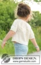 49-2 Marshmallow Morning Cardigan by DROPS Design