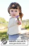 49-2 Marshmallow Morning Cardigan by DROPS Design