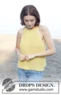 258-19 Sunbeam Shine Top by DROPS Design