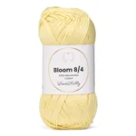 LindeHobby Bloom 8/4 Mercerized Cotton 21 Blød gul