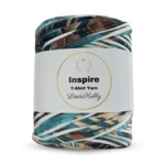 LindeHobby Inspire Print 11 Brunt og blåt naturmønster