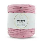 LindeHobby Inspire Print 07 Lyserød med hjerter