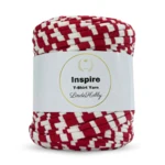 LindeHobby Inspire Print 38 Hvid med røde striber