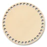 LindeHobby Taskebund, Rund, Krydsfiner 15 cm