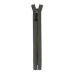 YKK Fast Lyslås Antik Messing 4 mm 14 cm 135 Mellem grå