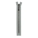 YKK Fast Lyslås Antik Messing 4 mm 14 cm 574 Lys grå