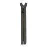 KK Fast Lynlås Antik Messing 4 mm 17 cm 135 Mellem grå