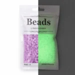 LindeHobby Beads Glow 04 Lilla