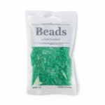 LindeHobby Beads Glitter 02 Grøn