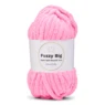LindeHobby Fuzzy Chenille BIG 48 Neonlyserød (lys)
