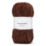 LindeHobby Fuzzy Chenille Silver Lurex 20 Bitter kaffe