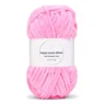 LindeHobby Fuzzy Chenille Silver Lurex 48 Neon lyserød (lys)