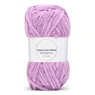 LindeHobby Fuzzy Chenille Silver Lurex 41 Lyslilla