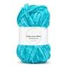 LindeHobby Fuzzy Chenille Silver Lurex 31 Turkis