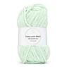 LindeHobby Fuzzy Chenille Silver Lurex 03 Mintgrøn