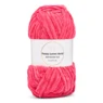 LindeHobby Fuzzy Chenille Gold Lurex 21 Mørk sukkerlyserød