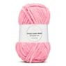 LindeHobby Fuzzy Chenille Gold Lurex 14 Mørk lyserød