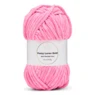 LindeHobby Fuzzy Chenille Gold Lurex 48 Neonlyserød (lys)