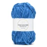 LindeHobby Fuzzy Chenille Gold Lurex 36 Blå