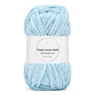 LindeHobby Fuzzy Chenille Gold Lurex 07 Babyblå
