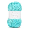 LindeHobby Fuzzy Chenille Gold Lurex 13 Blågrøn