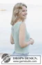 258-27 Mint Serenity Top by DROPS Design