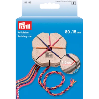 Prym Knyttestjerne, træ, lille (80 mm)
