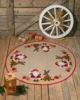 Broderikit Julemand & Elg 120Ø cm